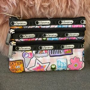 LeSportsac cosmetic bag case travel
